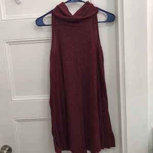Turtleneck tank top dress